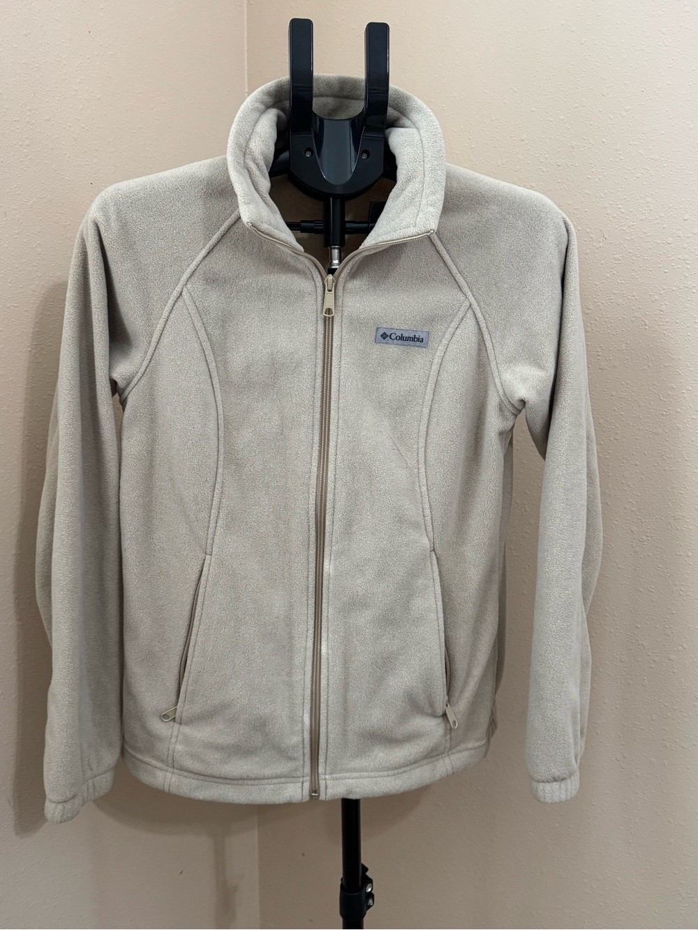 Columbia Women's Cream Zip-Up Fleece Jacket